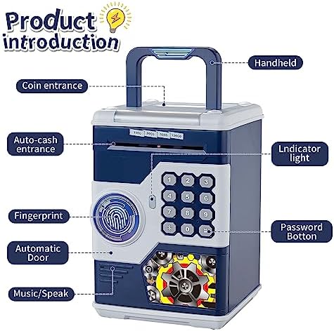 Piggy Bank ATM for Kids