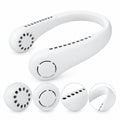 Bladeless Neck Fan — Hands-Free Wearable Cooling, USB Rechargeable