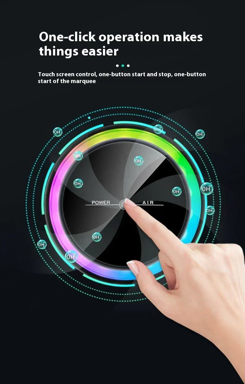 Car & Home Air Purifier with LED Light