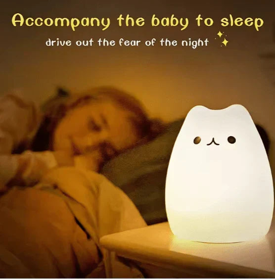 Squishy Cat Night Light